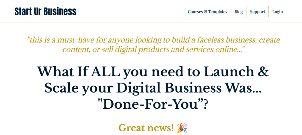 Start Ur Business preview